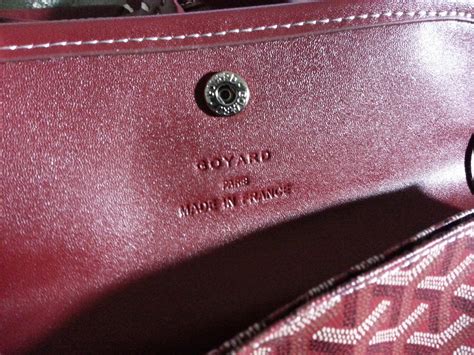 goyard sulpice serial|goyard leather bag serial number.